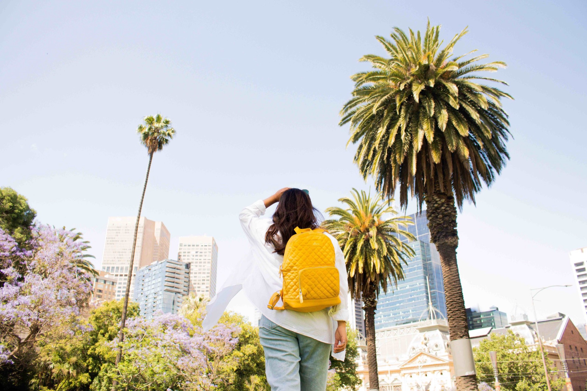 tourist exploring area